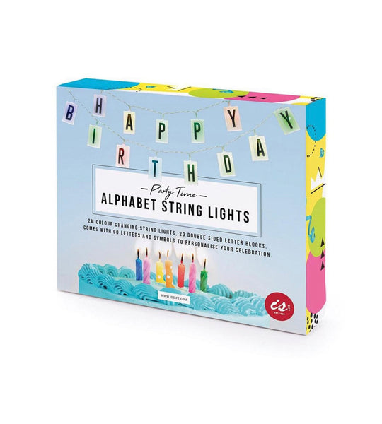 Customisable Colour Changing Alphabet String Lights